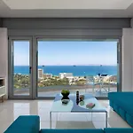 Rhodes Skyline With In Door Jacuzzi Sea View Apartman *