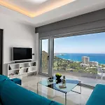Rhodes Skyline With In Door Jacuzzi Sea View Apartman *