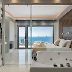 Rhodes Skyline With In Door Jacuzzi Sea View * Ixiá