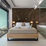 Rhodes Skyline With In Door Jacuzzi Sea View * Ixiá